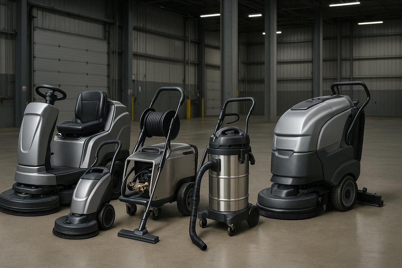 Cleaning Equipment supplied by Arafa Building Materials